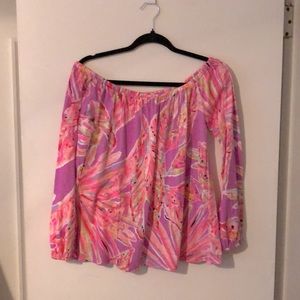 Lilly Pulitzer off shoulder top